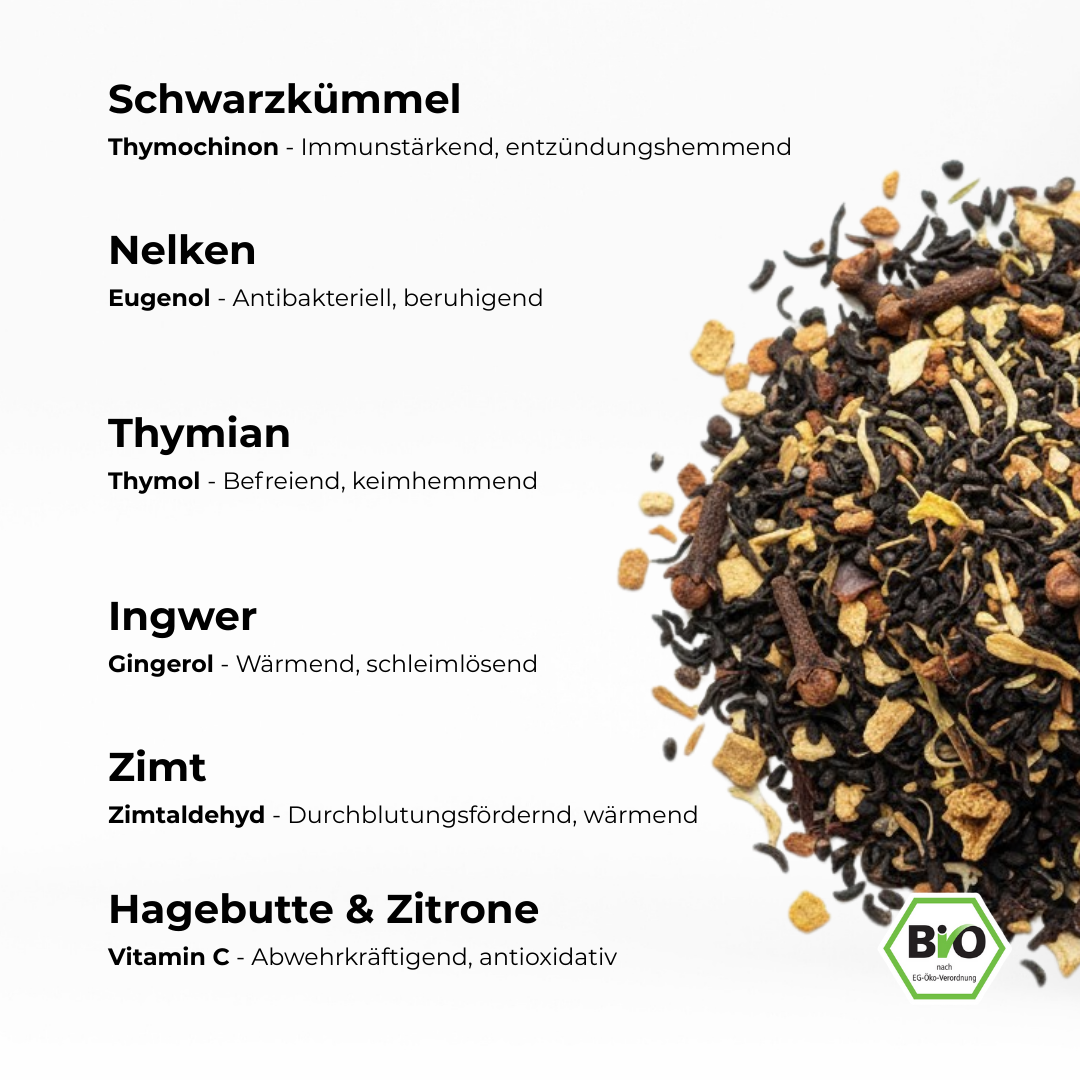 Bio Schwarzkümmel Tee - Immun 100g