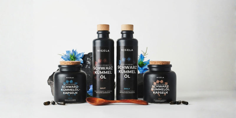 Nigela Bio-Schwarzkümmelöl – natürliche Bio-Produkte aus Bayern
