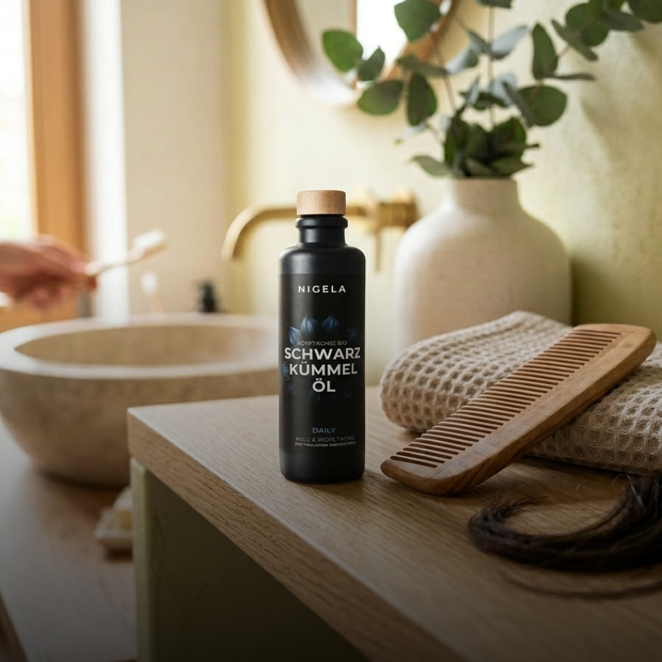 Schwarzkümmelöl bei Haarausfall und Kopfhautpflege