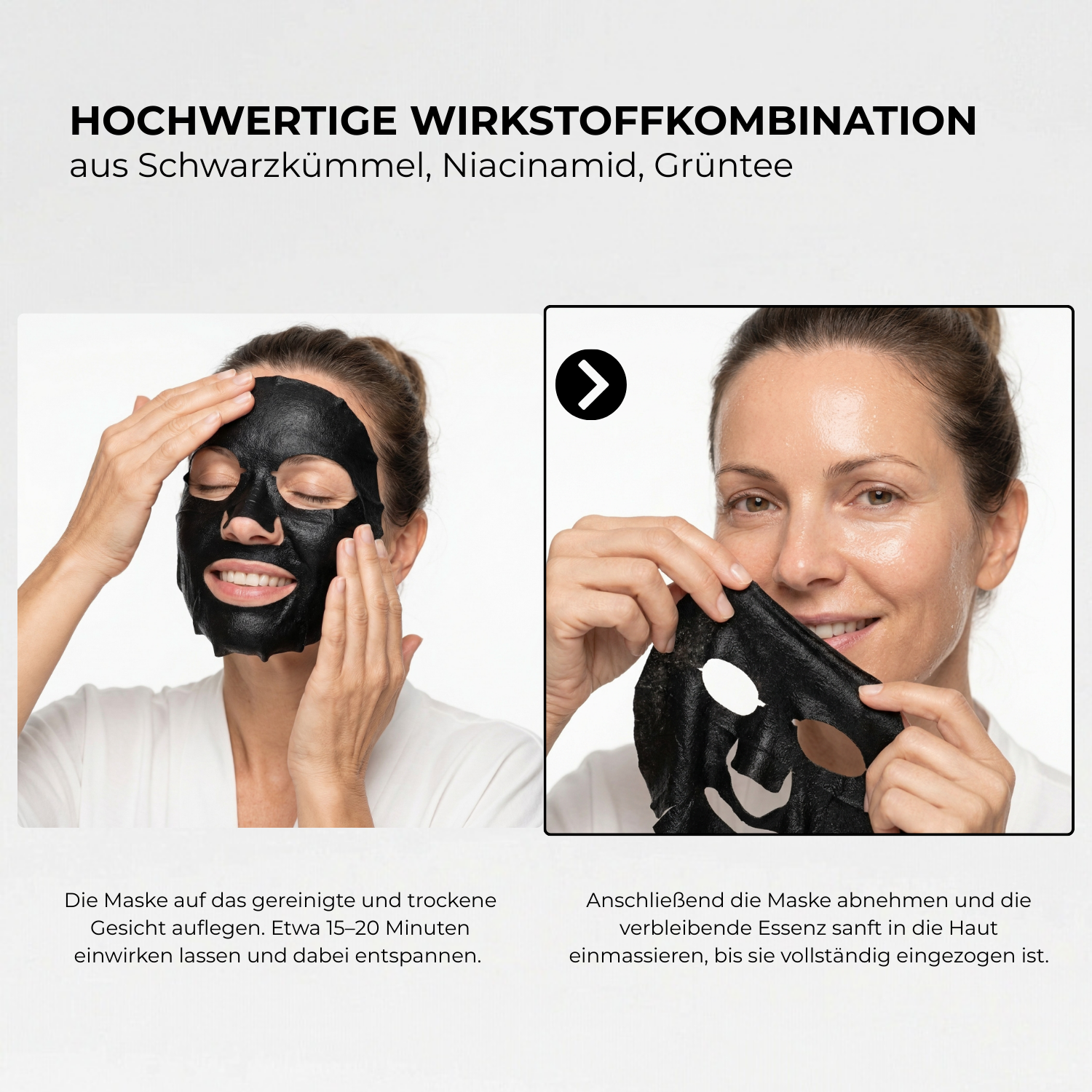 Schwarzkümmel Gesichtsmaske