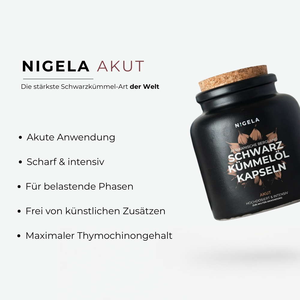 Schwarzkümmelöl Kapseln AKUT