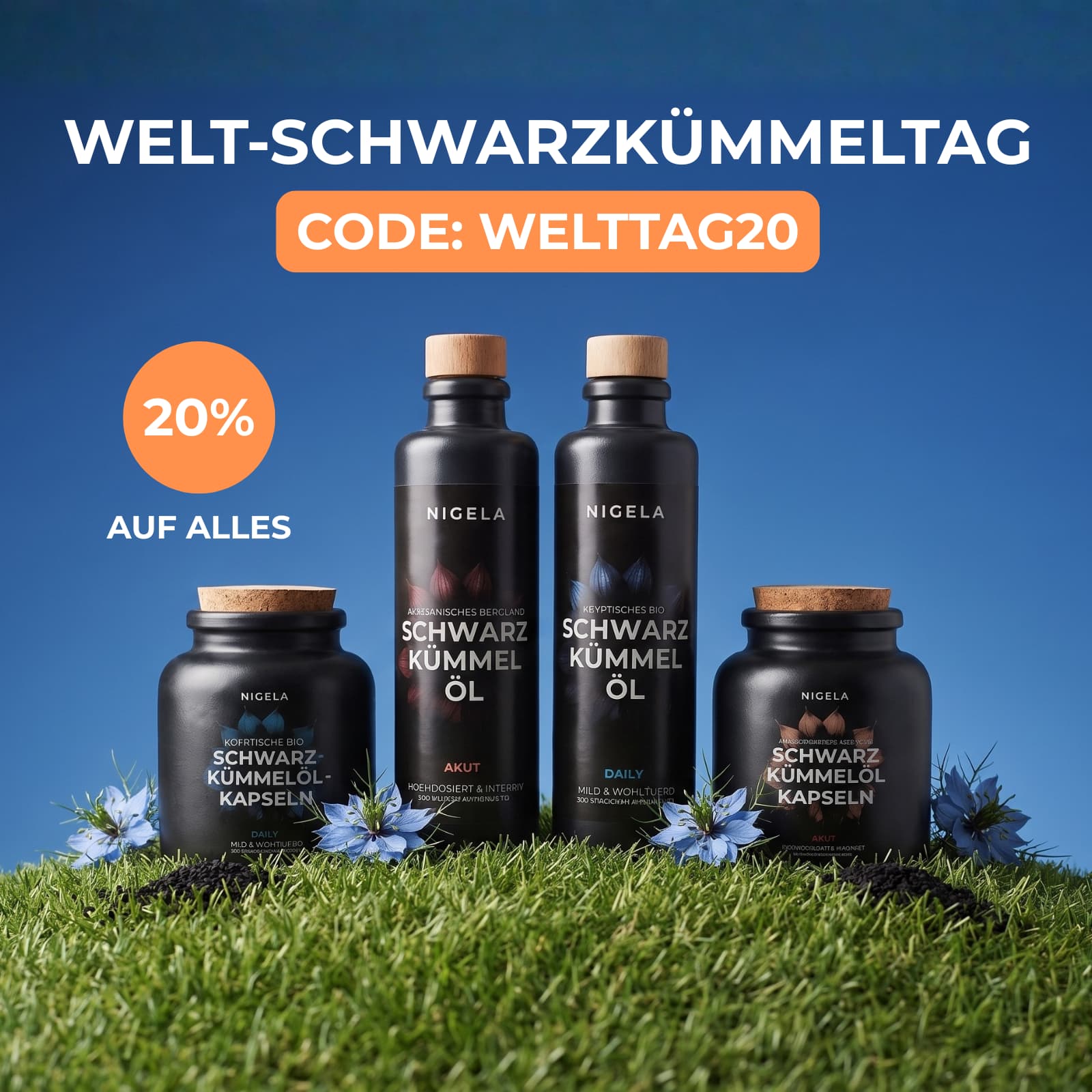Nigela Bio-Schwarzkümmelöl – frisch gepresst, made in Bayern