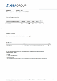 THYMOCHINON-LABORBERICHT