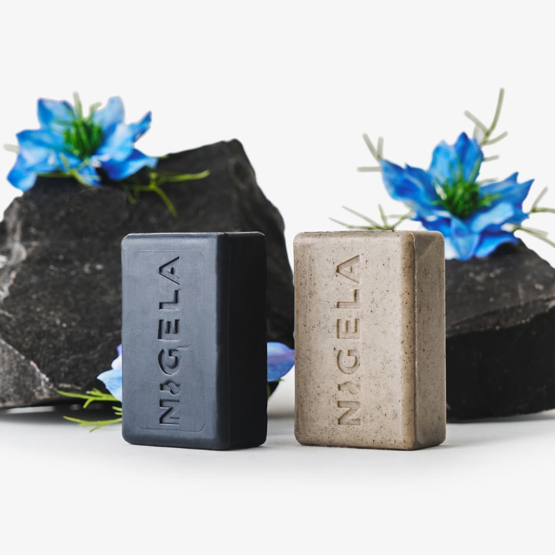 Nigela Pflege-Duo (Festes Shampoo + Hautseife)