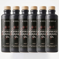 Nigela Schwarzkümmelöl Akut 200 ml im 6er-Set – Vorratspaket des hochdosierten Schwarzkümmelöls aus bayerischer Manufaktur

#Menge_6 Flaschen