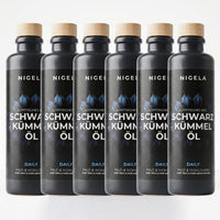 Nigela Schwarzkümmelöl Daily 200 ml im 6er-Set – Vorratspaket des milden ägyptischen Bio-Schwarzkümmelöls

#Menge_6 Flaschen