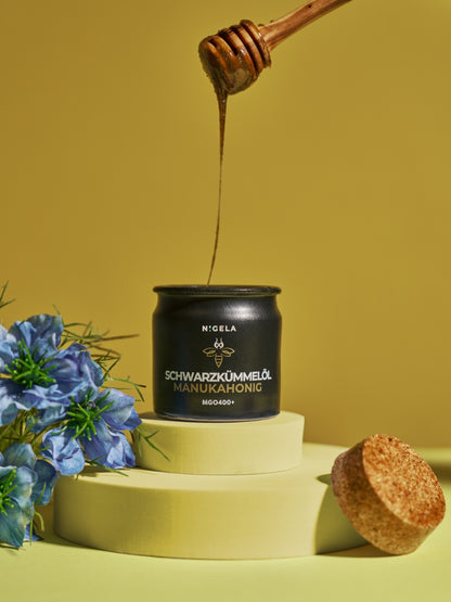 Manuka Honig mit Schwarzkümmelöl 160g