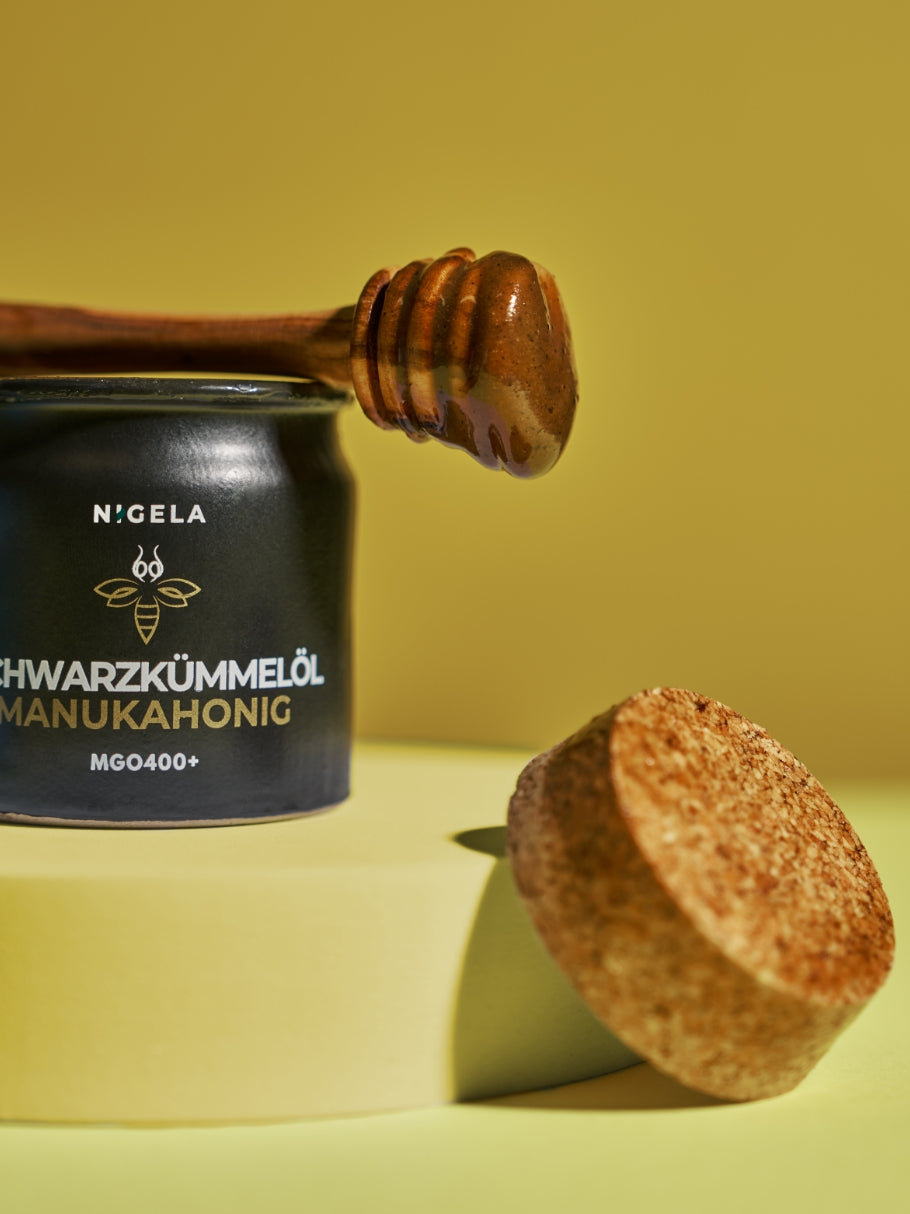 Manuka Honig mit Schwarzkümmelöl 160g