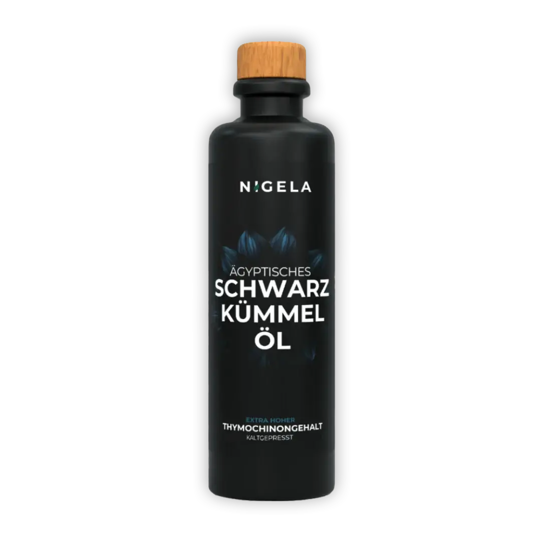 Ägyptisches Bio Schwarzkümmelöl ungefiltert - kaltgepresst in Rohkostqualität - 200ml